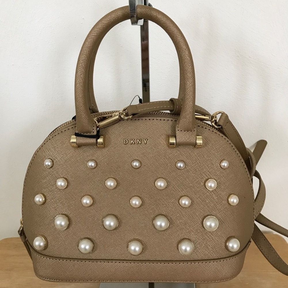 DKNY Round Pearl Small Satchel